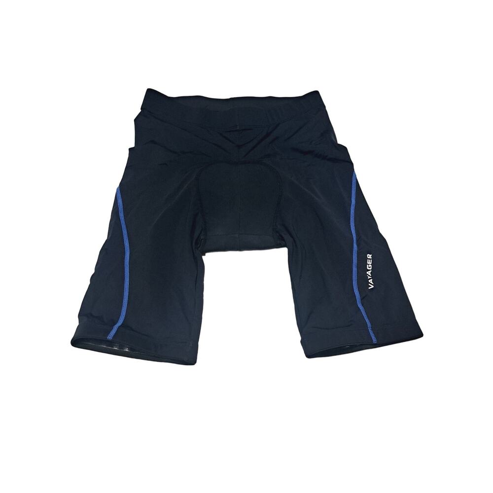 Vayager Unisex M Black Biking Padded Bum Crotch Shorts